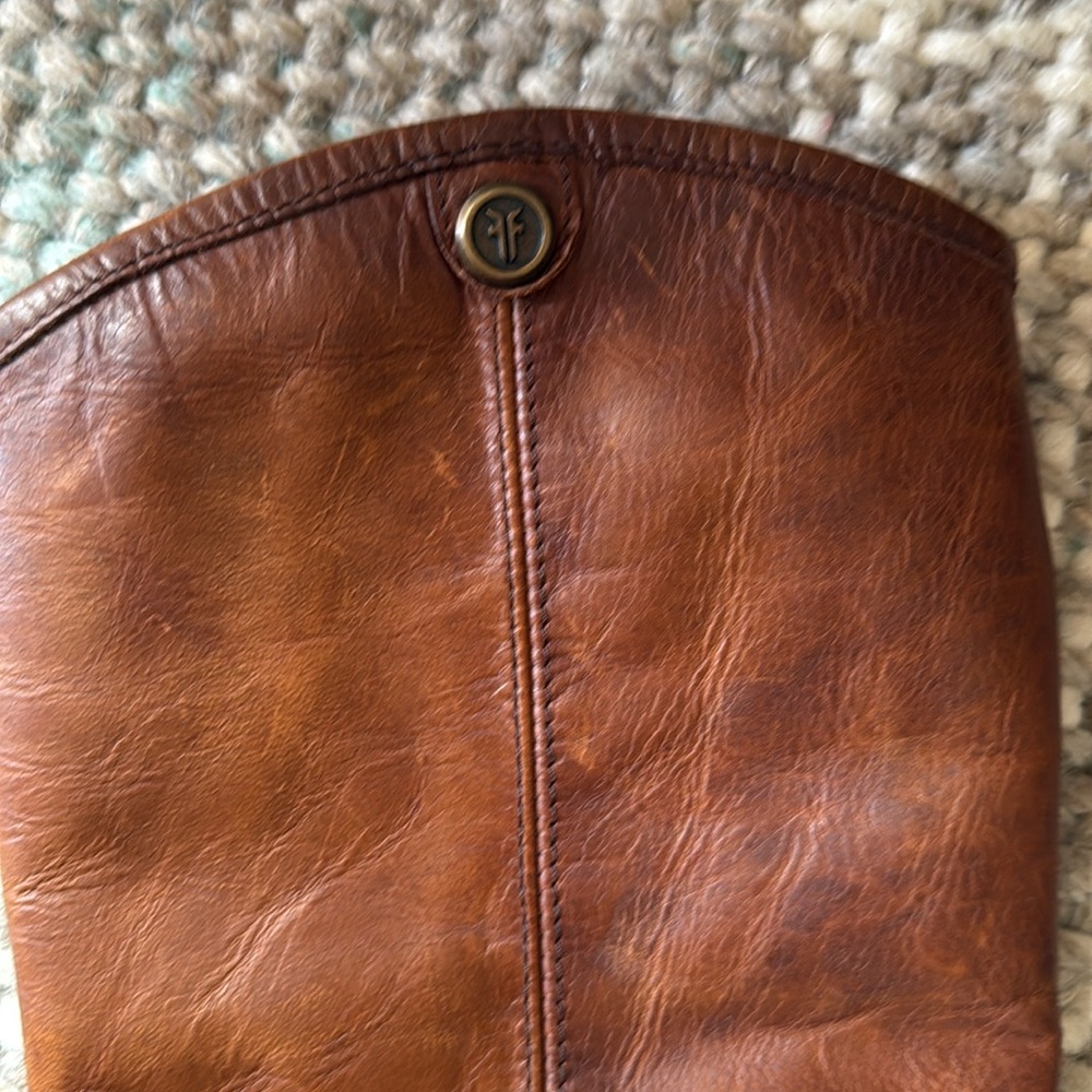 Frye Melissa Congac leather boots, size 7 - Picture 8 of 14